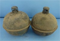 2 Vintage Highway Torche Smudge Pots