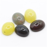 CERT 3.80 Ct Multi Colour Fire Opal Gemstones Lot
