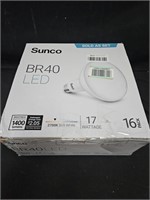 Sunco 17 Wattage LED bulbs. 16 pack
