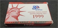 1999 Nine Coin Silver Proof Set, High Book Value