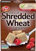 Post Spoon Size Shredded Wheat & Bran Cereal, 525g