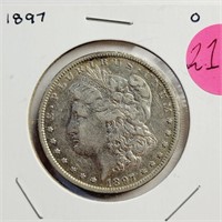 R - 1897 SILVER MORGAN DOLLAR (21)