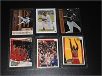 6 Michael Jordan Basketball Baseball Cards