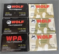 120 rnds Wolf & WPA .308 Win Ammo