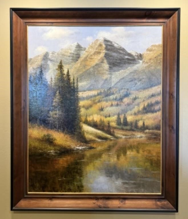 Dan Austine Painting of The Maroon Bells