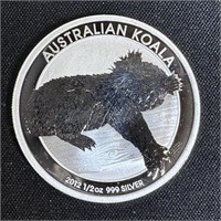 2012 Australia 1/2 oz Silver Koala