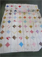 VINTAGE QUILT - HAS STAINS