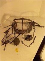 Vintage Iron Hanging Lamp Holder