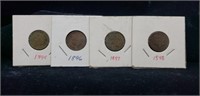 4 - Indian Head Pennies.