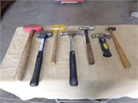 Assorted hammers