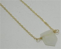 NEW Selenite Point Pendant 14K Gold Filled