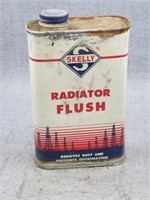 Vintage Skelly Radiator Flush can, full