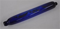 Antique 17 1/2" hand blown glass rolling pin