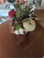 Teapot flower arrangement