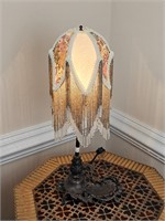 20" Victorian Style Fringe Lamp