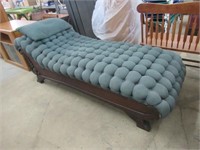 Oak Framed Fainting Parlor Couch