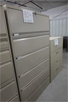 1 Six Drawer Lateral File Cabinet (42"w x 20"d x 7