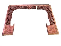 Antique Wood Carved Asian Piece