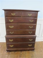 NICE MAHOGANY 7 DRAWER HIGH BOY CHEST