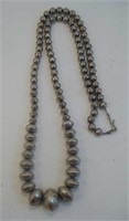 Navajo Pearl Graduated Necklace - Tested