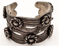 William Spratling Sterling Cuff Bracelet Large