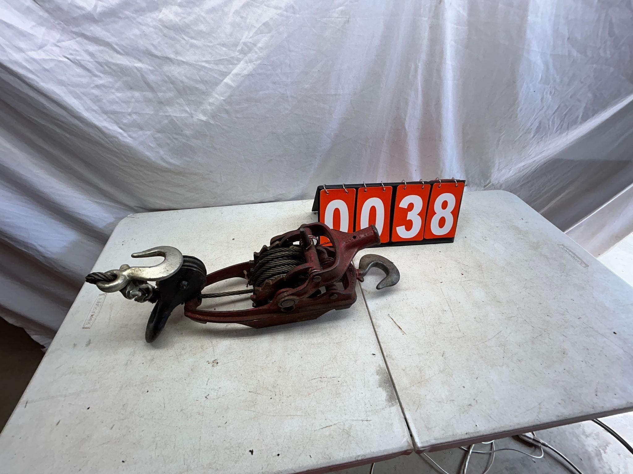 Chain Hoist  WYETH-SCOTT double Hook