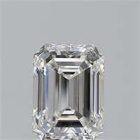 2.00 Ct H/VS2 Emerald Cut Diamond GIA Graded