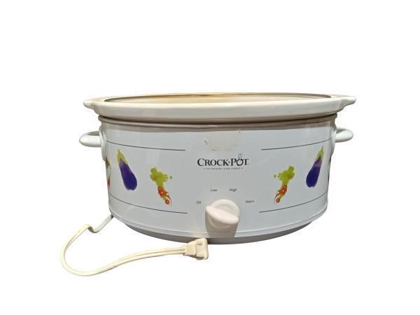 Crock-Pot The Original Slow Cooker with White Lid