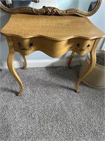 French Country Table, Pullout Drawer