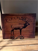 Elk Crossing Sign