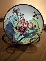 Decorate plate with holder