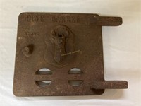 Pine Barren Cast Iron Stove Door w/ stag