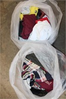 Clothing Lot: (2) Bags of Men's Shirts & T-Shirts