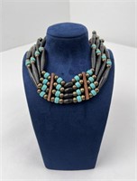 Indian Made Hair Pipe Choker Necklace