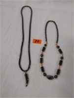 2 Hematite necklaces