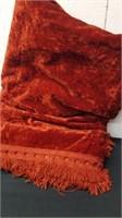 Velvet blanket twin size vintage