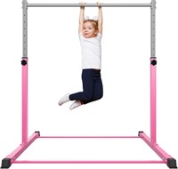 Kids Gymnastics Bar  Steel  3-5' Pink