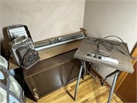 Bell and Howell Projector, projection Table and