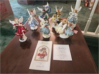 Angels beside me figurines lot of 7