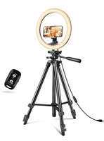 New- Sensyne 12'' Ring Light with Tripod Stand,