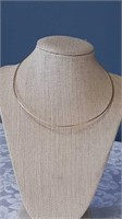 Gold tone choker approximately 15 in