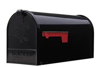 Large, Steel, Post Mount Mailbox
