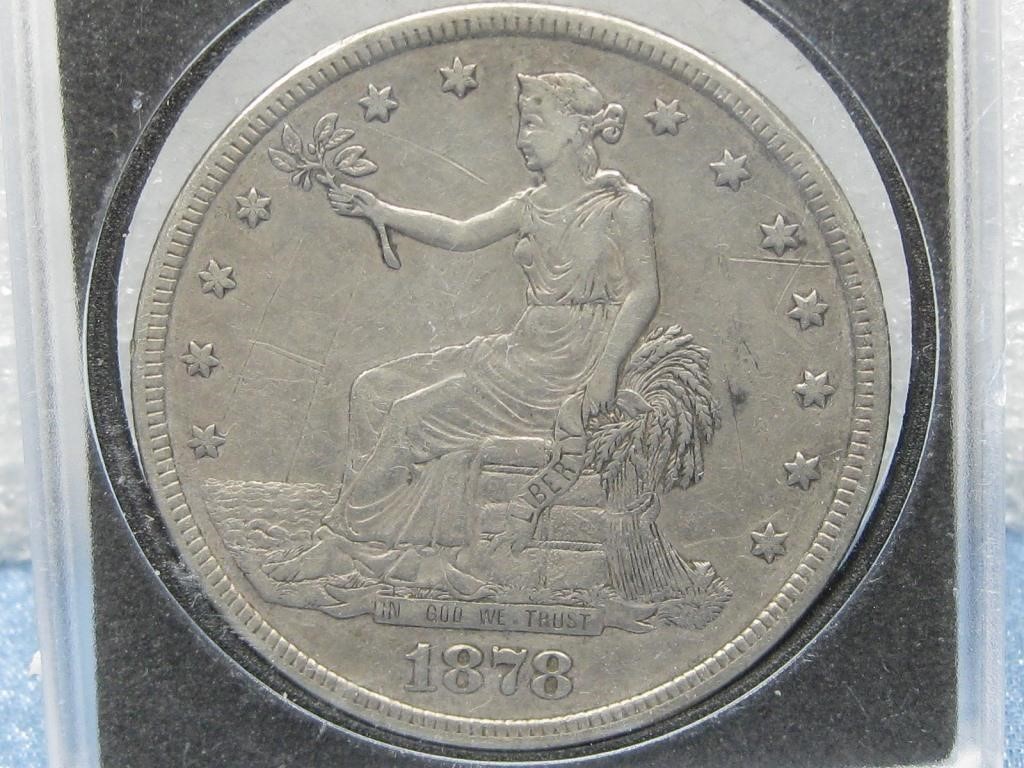 1878-S Trade Dollar 90% Silver