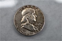 1959 Franklin Half Dollar -90% Silver Bullion