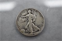 1945-D Walking Liberty Half Dollar -90% Silver