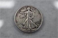 1943 Walking Liberty Half Dollar -90% Silver