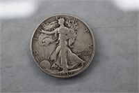 1939 Walking Liberty Half Dollar -90% Silver