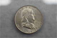 1950-D Franklin Half Dollar -90% Silver Bullion