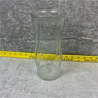 Glass Swirl Vase