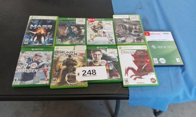 XBox One and XBox 360 Games
